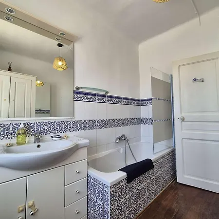 Maison De Charme Avec Piscine, Climatise, Wifi, A Deux Pas Du Port Et Des Plages 滨海圣芒德里耶