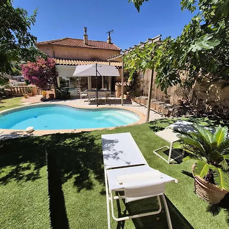Maison De Charme Avec Piscine, Climatise, Wifi, A Deux Pas Du Port Et Des Plages 别墅 滨海圣芒德里耶